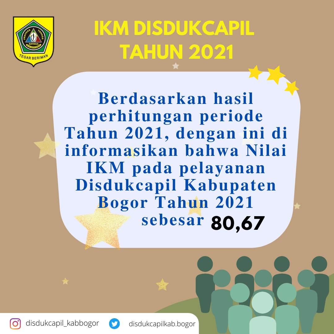 Nilai IKM Disdukcapil 2021