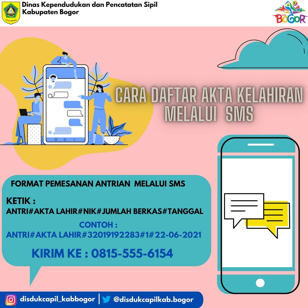 Cara Daftar Akta Kelahiran Melalui SMS