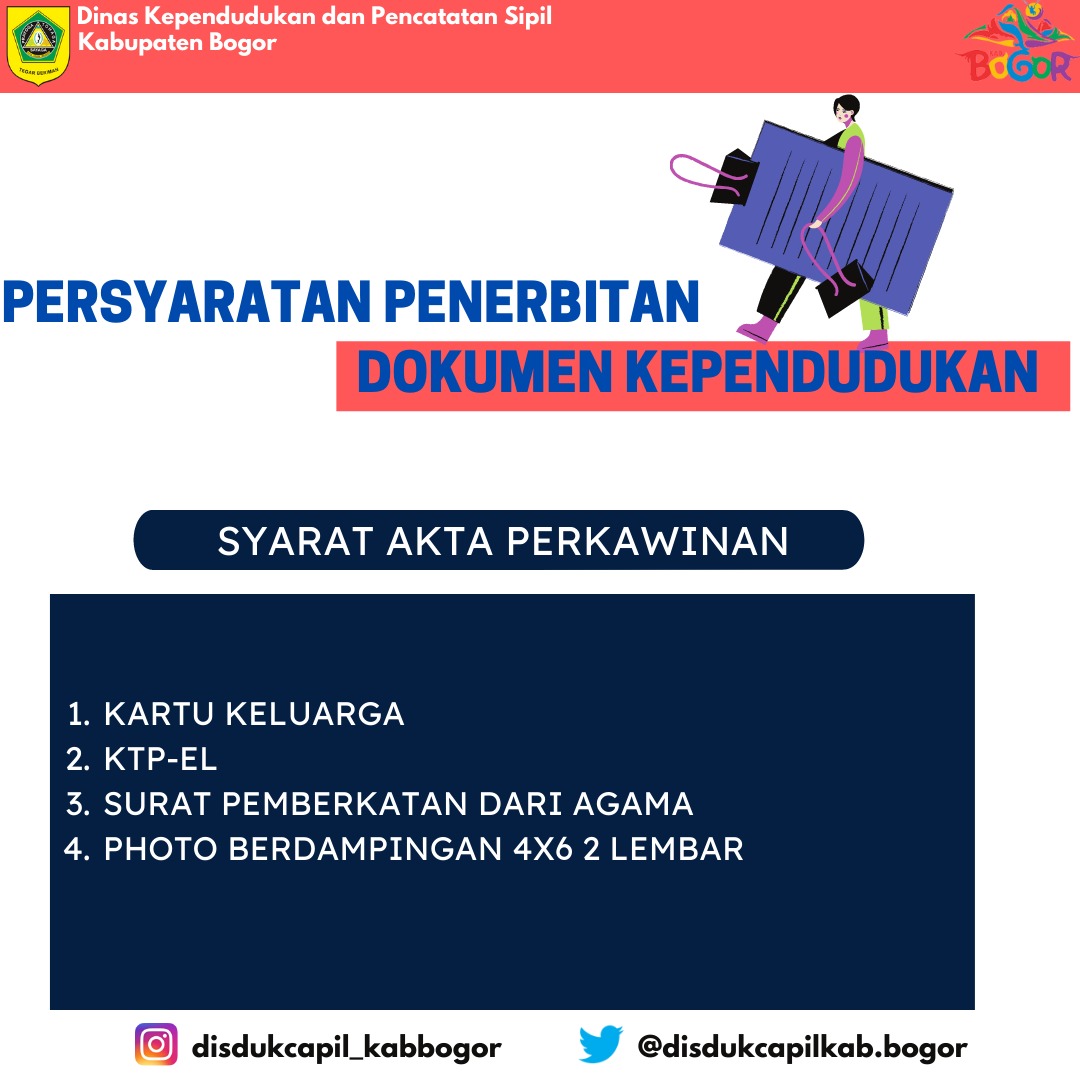 Syarat Akta Perkawinan (Bagi Non Muslim)